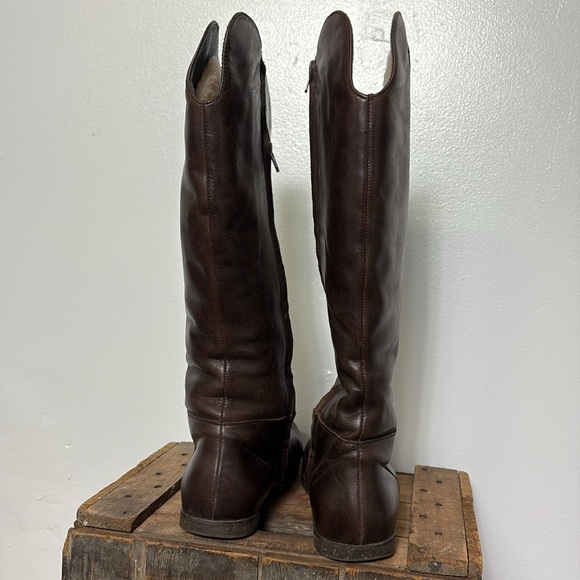 EMU Australian sheepskin lined Leather Knee High Boots sz9 - Picture 6 of 10